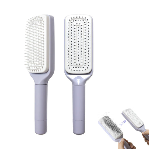 Hair Brush with Retractable Bristles, Anti Static Scalp Massage Comb fo