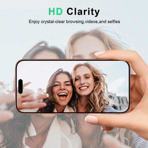 17 Privacy Screen Protector — Anti-Spy Tempered Glass, Anti-Blue Light, No Bubbl