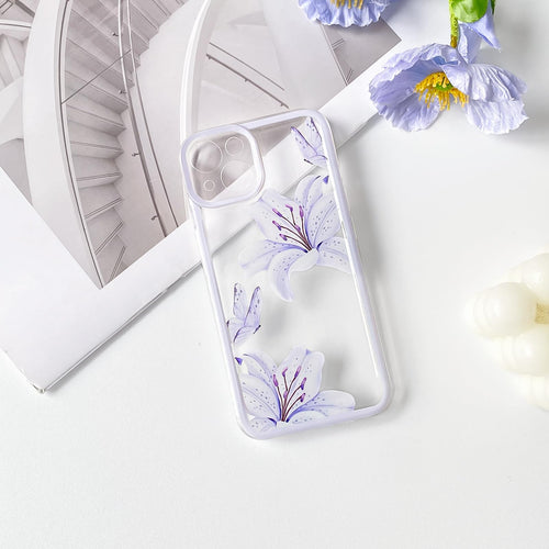 14 Case Cute Durable Lily Flower Floral Butterfly Pattern For Women Girls Color