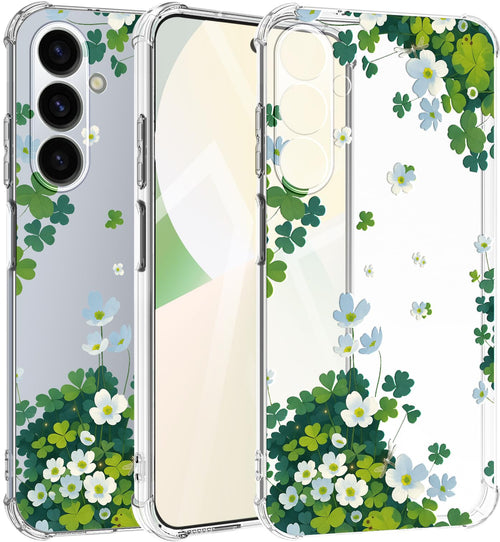 for Samsung Galaxy A17 Case 5G Flowers Slim Anti-Drop Shockproof Protective Soft