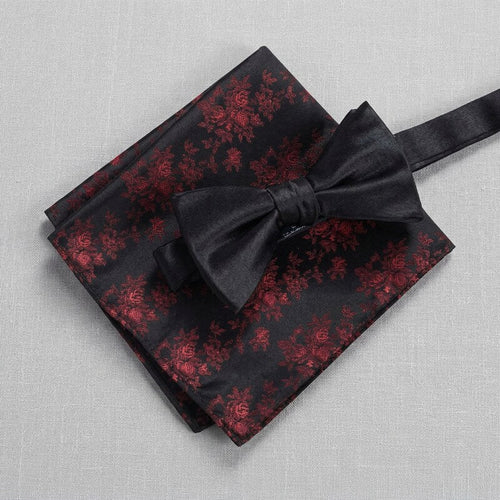 Ryan Seacrest Mens Alturas Pre-Tied Bow Tie and Pocket Square