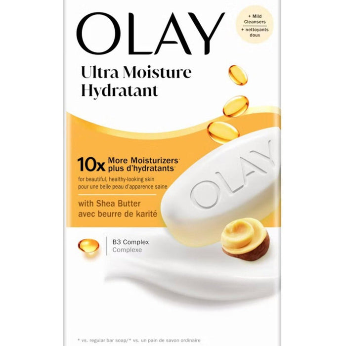 Olay Moisture Outlast Ultra Moisture Shea Butter Beauty Bar, 3.17 oz