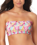 Salt + Cove Cabana Smocked Bandeau Bikini Top