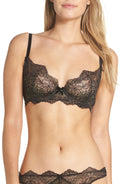 Dita Von Teese Metallic-Lace Underwire Bra