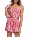 Charlie Holiday Madonna Underwire Crop Top, Size Large