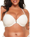 Adore Me Womens Alara Contour Demi Bra - White, 38DD