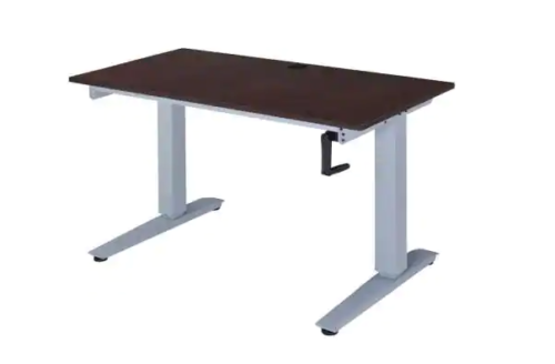 Bliss Collection 92384 47in Desk With Adjustable Height Handle Lift Contemporary