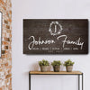 Personalized Rustic Family Sign