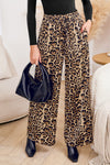 Cupshe Womens Walk on the Wild Side Wide Leg Pants, small