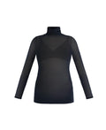 Motherhood Maternity Maternity Long Sleeve Bodycon Mesh Top Large