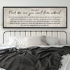 Find The One You Can't Live Without Family Sign III