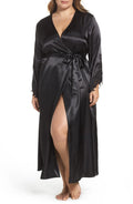 Flora by Flora Nikrooz Plus Size Satin Stella Robe, Size 1X