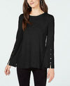 Alfani Hardware-Sleeve Sweater