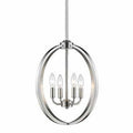 Golden Lighting 3167–4P Pw Colson – 4 Light Chandelier in Durable Style – 18.75