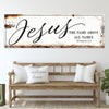 Jesus The Name Above All Names - Philippians 2:9 Faith Sign