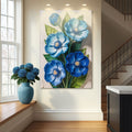 Blue Blossom Bouquet Wall Art