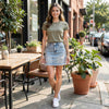 Celebrity Pink High-Rise Denim Skirt, Size 9