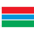 ALLIED Flag Outdoor Nylon Gambia United Nation Flag, 4 by 6-Feet