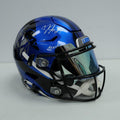 Calvin Johnson Signed Lions Full-Size Authentic On-Field Custom Painted Speedflex Helmet Inscribed "Megatron" (Schwartz)