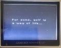 Mario Golf GBC Video Game Catridge Gameboy Color 1999