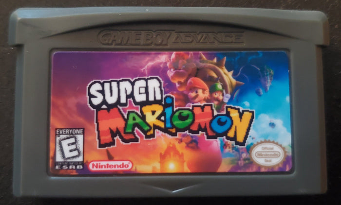 Super MarioMon GBA ROM Hack Video Game Boy Advance Pokemon