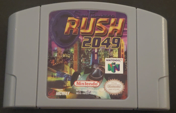 San Francisco Rush 2049 N64 Nintendo 64 Video Game Cartridge 1999
