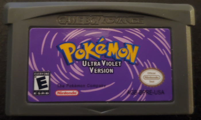 Pokemon UltraViolet GBA ROM Hack Video Game Custom Gameboy Advance