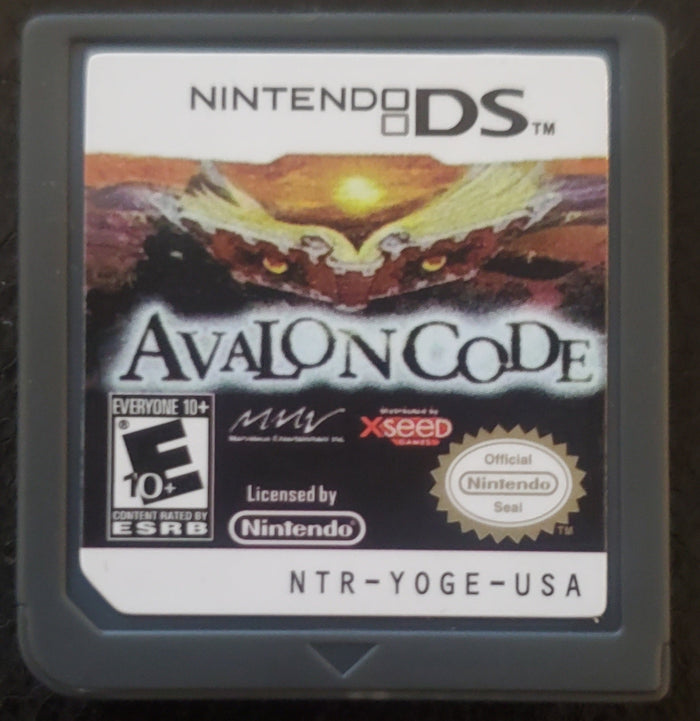 Avalon Code DS NDS Video Game Cartridge Nintendo DS 2009