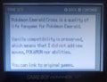 Pokemon Emerald Cross GBA Pokemon ROM Hack Video Game Boy Advance