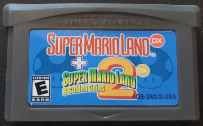 Super Mario Land 1 & 2 DX GBA Video Game Boy Advance