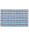 Decor Studio Bubble Stripe Bath Rug, 20 X 30 - Blue