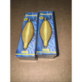 Bulbrite Spunlite 25W 130V Amber Candelabra Light Bulb (2-Pack)