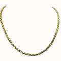 Inc International Concepts Womens Metallic Gold-Tone Woven Textured Collar Neck