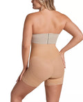 Leonisa Womens Firm Tummy Control Shaper Strapless Shorts with Butt Lifter
