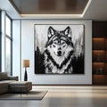 3D Wolf Wall Art IV