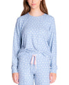 Insomniax Butter Jersey Long Sleeve Crewneck Pajama Top, Size XL