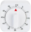 60-Minute Mechanical Wind-Up Cooking Clock With Loud Alarm - No Batteries Requir
