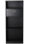 Martha Stewart Living Solutions Silhouette 4-Shelf Bookcase with Drawer