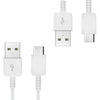 USB-C Cable 10 inch 2-Pack for Samsung S21 FE - Fast Quick Charge and Data Transfer