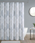 Ink+Ivy Zach Shower Curtain - Blue/grey