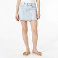 Vanilla Star Juniors Striped Denim Mini Skirt Size 15