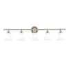 Hudson Valley Lighting 4505 Weston 5 Light 43 Wide Bathroom Vanity Light – Nicke