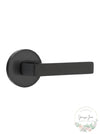 Emtek Concealed Fastener Passage Set with Disk Rosette and Dumont Levers
