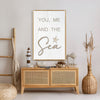 You Me and the Sea Coastal Sign V