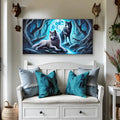 3D Wolves Wall Art