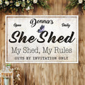 Personalized She Shed Sign XIX