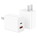 20W Usb-C Wall Charger Block, Usb-C And Usb-Adual-Port Fast Charging，For 17 16 1