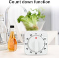 60-Minute Mechanical Wind-Up Cooking Clock With Loud Alarm - No Batteries Requir