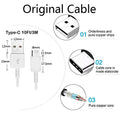 Tech 10 Inches (2Xpack) Usb Type-C Cable Samsung S21 Fe Also Fast Quick Charges