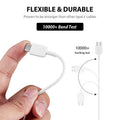 Tech 10 Inches (2Xpack) Usb Type-C Cable Samsung S21 Fe Also Fast Quick Charges